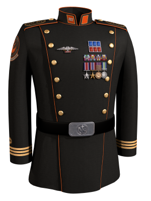 Uniform of CPT Sylas Pitt
